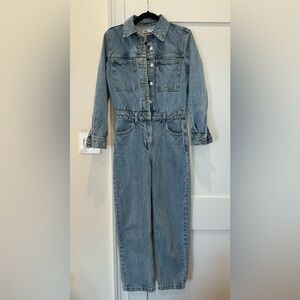 Zara Z1975 denim jumpsuit S